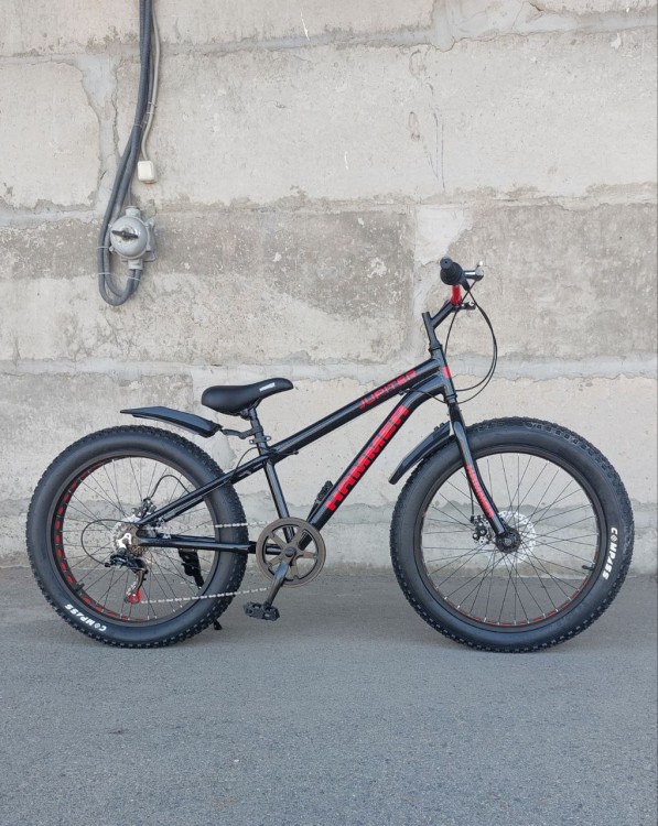 велосипед  24Hammer-JUPITER FATBIKE,рама 15,  блакитний,чорно-червоний,чорно-зелений,жовтий