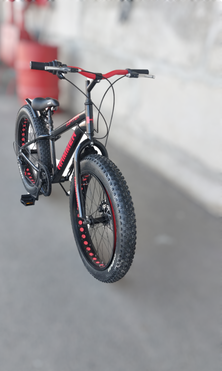 в наличии 26''Hammer-JUPITER  FATBIKE желтый  ,чёрно-красный