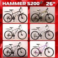 В НАЛИЧИИ  Hammer NEW  S200- 26 рама17  промподшипник , черно-синий,черно-желтый,черно-красный,бело-красный,фиолетовый