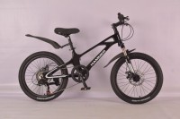 велосипед магнієвий 20'' HAMMER M-1 -7SP  чорний глянець,  в наявності