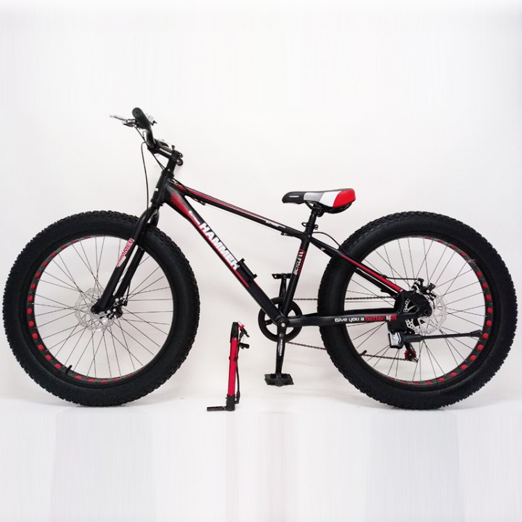 в наличии "S800 HAMMER EXTRIME" Колёса 26’’х4,0. Алюминиевая рама 17’’+ крылья  Черно-красный