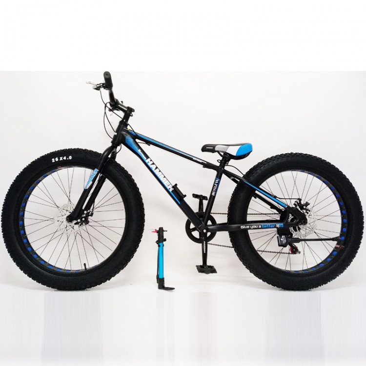 в наличии "S800 HAMMER EXTRIME" Колёса 26’’х4,0. Алюминиевая рама 17’’ + крылья   Черно-синий